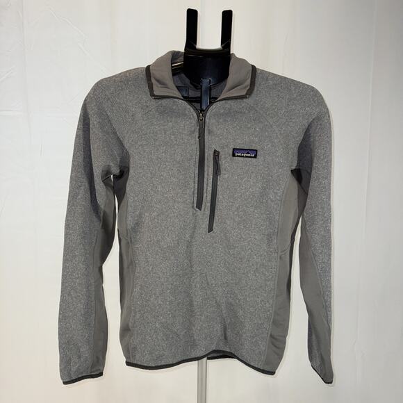 Patagonia Other - Patagonia Half Zip Up Better Sweater Fleece Jacket Mens Size Small Solid Grey
